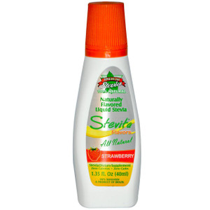 3 PACK of Stevita Naturally Flavored Liquid Stevia Strawberry -- 1.35 fl oz
