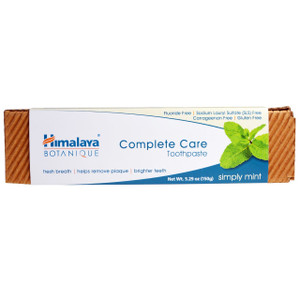 3 PACK of Himalaya, Botanique, Complete Care Toothpaste, Simply Mint, 5.29 oz (150 g)