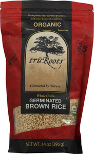 TruRoots, Organic Whole Grain Germinated Brown Rice - 14 oz