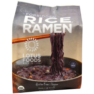 Lotus Foods, Organic Forbidden Rice Ramen, 4 Packs, 10 oz (283 g) (Discontinued Item)