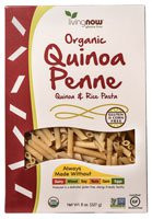 NOW Foods Livingnow Organic Quinoa & Rice Penne Pasta - 8 oz (5 PACK)