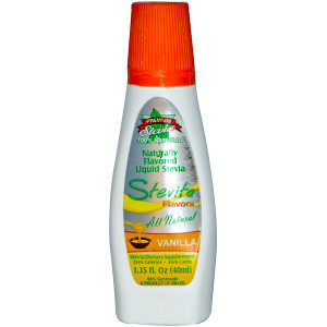 Stevita, Flavors, Naturally Flavored Liquid Stevia, Vanilla, 1.35 fl oz (40 ml)