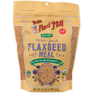 Bobs Red Mill, Organic Whole Ground Flaxseed Meal, 16 oz (453 g) (Discontinued Item)
