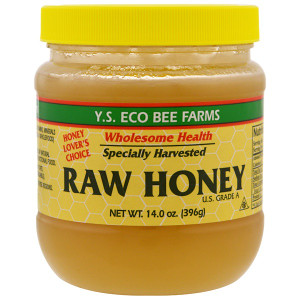 3 PACK of YS Eco Bee Farms Raw Honey -- 14 oz
