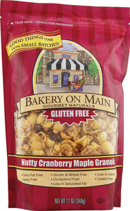 3 PACK of Bakery On Main Gluten Free Granola Cranberry Almond Maple -- 11 oz