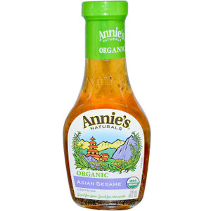 3 PACK of Annies Naturals Organic Dressing Asian Sesame -- 8 fl oz