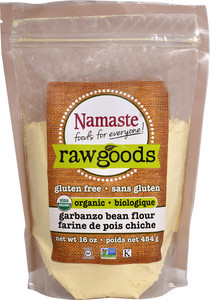 3 PACK of Namaste Foods Raw Goods Organic Garbanzo Bean Flour Gluten Free -- 16 oz