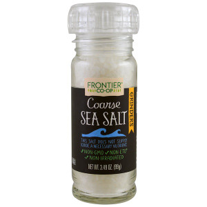Frontier Natural Products, Coarse Sea Salt, Grinder, 3.49 oz (99 g)