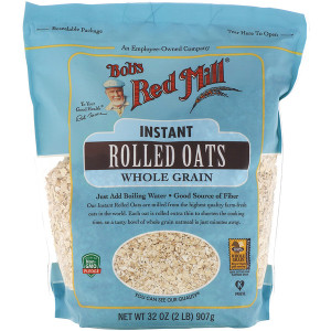 Bobs Red Mill, Instant Rolled Oats, Whole Grain, 32 oz (907 g)