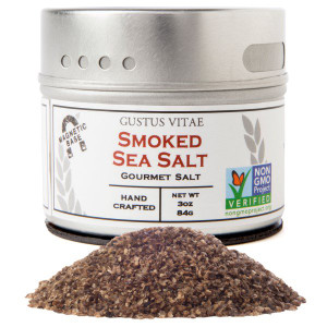 Gustus Vitae, Gourmet Salt, Natural Smoked Sea Salt, 3 oz (84 g)