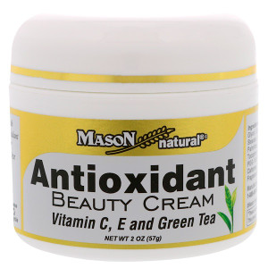 3 PACK of Mason Natural, Antioxidant Beauty Cream with Vitamin C, E, and Green Tea, 2 oz (57 g)