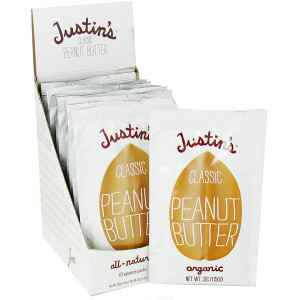 Justins Nut Butter, Classic Peanut Butter, 10 Squeeze Packs, 1.15 oz (32 g) Per Pack
