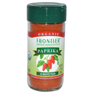 3 PACK of Frontier Natural Products, Organic Paprika, Ground, 2.10 oz (59 g)