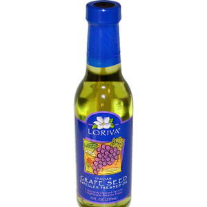 Loriva, Italian Grape Seed Expeller Pressed Oil, 8 fl oz (237 ml) (5 PACK)