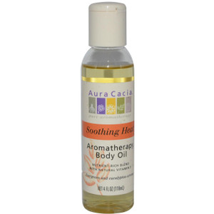 3 PACK of Aura Cacia, Aromatherapy Body Oil, Warming Balsam Fir, 4 fl oz (118 ml)