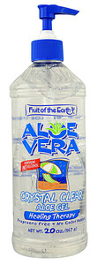 Fruit of the Earth, Aloe Vera Crystal Clear Aloe Gel Healing Therapy - 20 oz
