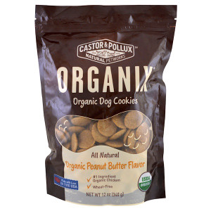Castor & Pollux Organic Dog Cookies Peanut Butter -- 340 g - 12 oz