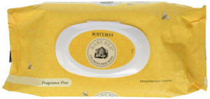 3 PACK of Burts Bees Baby Bee Chlorine-Free Wipes -- 1 Package
