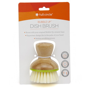 3 PACK OF Full Circle, Bubble Up Dish Brush, 1 Brush