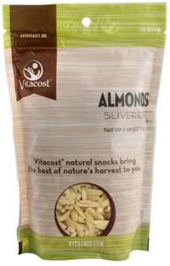 3 PACK of Vitaco Almonds Slivered -- 8 oz (227 g)
