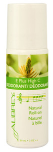 3 PACK of Aubrey Organics, E Plus High C, Natural Roll-On Deodorant, Classic Scent, 3 fl oz (89 ml)