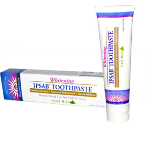 3 PACK of Heritage Store, IPSAB, Whitening Toothpaste, Fresh Mint, 4.23 oz (120 g)