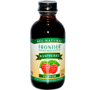 3 PACK of Frontier Natural Products, Raspberry Flavor, 2 fl oz (59 ml)