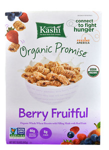 3 PACK of Kashi Organic Promise Cereal Berry Fruitful -- 15.6 oz