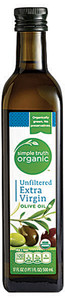 3 PACK of Simple Truth Organic Unfiltered Extra Virgin Olive Oil -- 17 fl oz