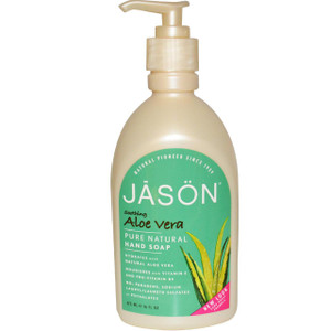 Jason Natural, Hand Soap, Soothing Aloe Vera, 16 fl oz (473 ml)