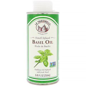 3 PACK of La Tourangelle, French Infused Basil Oil, 8.45 fl oz (250 ml)