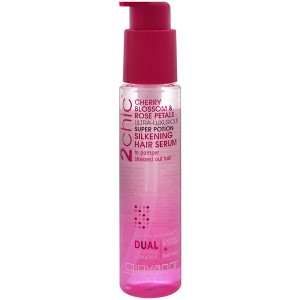 3 PACK of Giovanni, 2chic, Ultra-Luxurious Super Potion Silkening Hair Serum, Cherry Blossom & Rose Petals, 2.75 fl oz (81 ml)