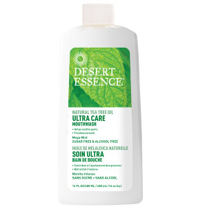Desert Essence, Ultra Care Mouthwash, Mega Mint, 16 fl oz (473 ml)