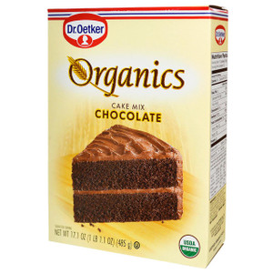 3 PACK of European Gourmet Bakery Organics Cake Mix Chocolate -- 15.25 oz