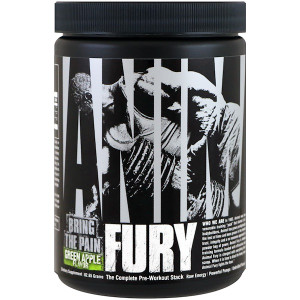 Universal Nutrition, Animal Fury, Green Apple, 82.65 g