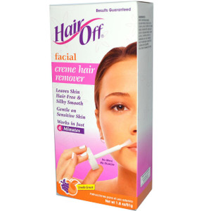 HairOff, Facial, Creme Hair Remover, 1.8 oz (51 g)