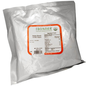 3 PACK of Frontier Natural Products Organic Potato Starch -- 16 oz
