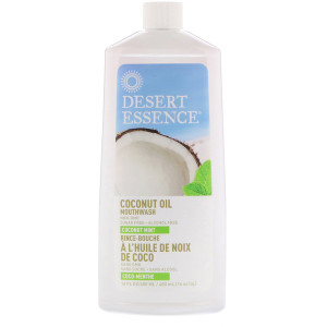 Desert Essence, Coconut Oil Mouthwash, Coconut Mint, 16 fl oz (480 ml)