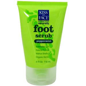 Kiss My Face, OHFC, Foot Scrub, Peppermint, 4 fl oz (118 ml)