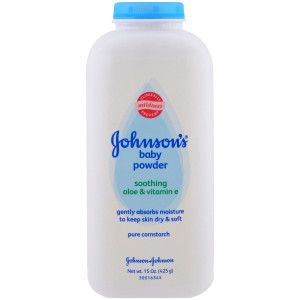 Johnsons, Baby Powder, Soothing Aloe & Vitamin E, 15 oz (425 g)