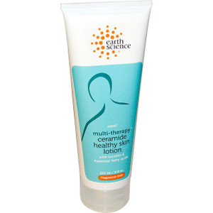 Earth Science, Multi-Therapy, Ceramide Healthy Skin Lotion, Fragrance Free, 8 fl oz (237 ml)