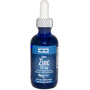 3 PACK of Trace Minerals Research Ionic Zinc Dietary Supplement -- 50 mg - 2 fl oz