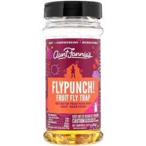 3 PACK of Aunt Fannies FlyPunch! Fruit Fly Trap -- 6 fl oz
