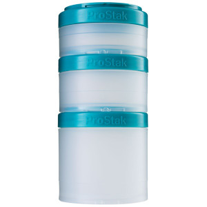 Blender Bottle, BlenderBottle, ProStak, Expansion Pak, Teal, 4 Pieces