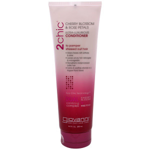 Giovanni, 2chic, Ultra-Luxurious Conditioner, to Pamper Stressed Out Hair, Cherry Blossom & Rose Petals, 8.5 fl oz (250 ml)