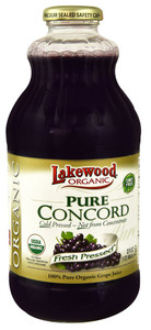 Lakewood, Organic Fresh Pressed Pure Concord Grape Juice - 32 fl oz