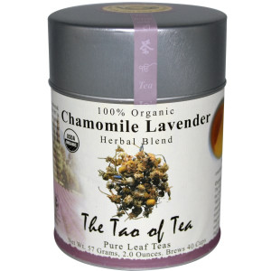The Tao of Tea, 100% Organic Herbal Blend, Chamomile Lavender, Caffeine Free, 2 oz (57 g)