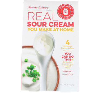 Cultures For Health Real Sour Cream Starter Culture -- 4 Packets