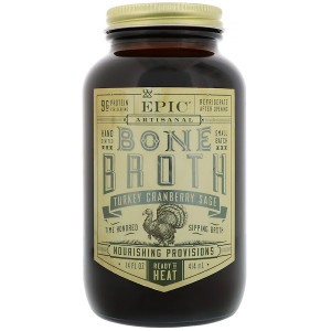 Epic Bar, Artisal Bone Broth, Turkey Cranberry Sage, 14 fl oz (414 ml)