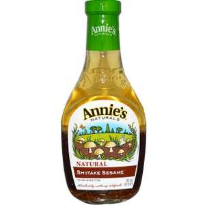 3 PACK of Annies Vinaigrette Shiitake & Sesame -- 16 fl oz